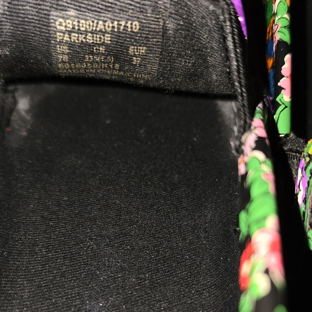 Coach W 7 Black Floral Slip-On Loafers Y2K Preppy Classic Casual Old School 90s - Picture 2 of 6